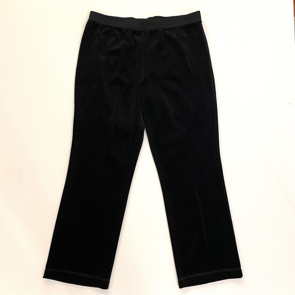 Ralph Lauren Velvet Wide Leg Track Pants - Picture 1 of 4
